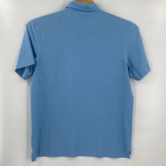 Straight Down Large Light Blue Short‎ Sleeve Pol Golf Shirt Embroidered - Picture 6 of 6